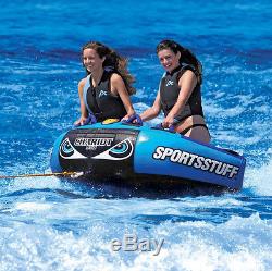 Airhead SPORTSSTUFF 53-1982 Chariot Duo Double Rider Lake Boat Towable Tube