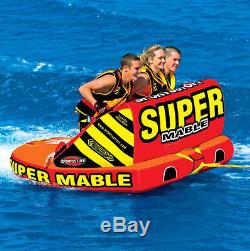 Airhead SPORTSSTUFF Super Mable Triple Rider Lake Boat Towable Tube 53-2223
