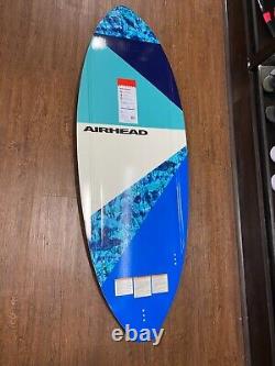 Airhead Spectrum Wakesurf Board with foot straps & three fins 63