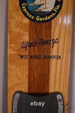 Alfredo Mendoza Cypress Gardens Ski Vintage Single Water Ski