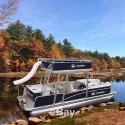 Aluminium Luxury Yacht / Pontoon Electric Water Scooter Cabin Boat Fishing