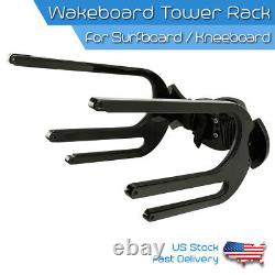 Aluminum Wakeboard Tower Rack Surfboard Kneeboard Holder Waterski Board Bracket