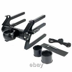 Aluminum Wakeboard Tower Rack Swivel Mount for Clamped Tube 2,2-1/4, 2-1/2