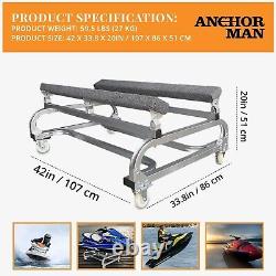 Anchor-Man PWC/Jetski Dolly Stand Storage Moving Trailer Cart 1300 lbs Capable