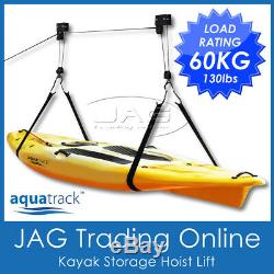 Aquatrack Garage Kayak Storage Hoist Canoe/sup/surfboard/bicycle/bike Rack