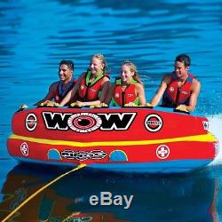 Bingo 4 1-4 persons tube inflatable towable lounge water-ski new 2014 item WOW