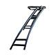 Black Forward Facing Wakeboard Tower Folds Down- Fits Up To 8ft 6in Wide Boat