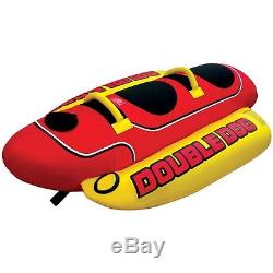 Boating Banana Airhead Double Dog Boat Towable Water Tube 2 Person Rider hd-2