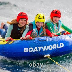 Boatworld Super Skimmer Tapered Deck 3 Rider Inflatable Ringo Towable Tube