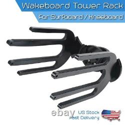 CNC Aluminum Wakeboard Tower Rack Surfboard Holder Water Ski Board Bracket