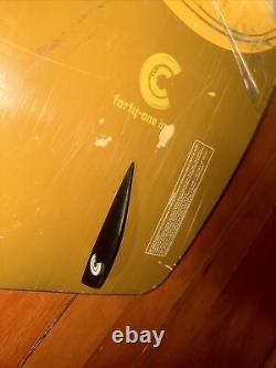Cassette wakeskate board 41 inches concave wood laminate construction