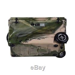ChillMate 70 Cooler Box With Wheels Army Camo Icebox For Fishing and Camping
