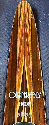 Connelly Hook 67 Vintage Classic All Wood Water Ski with Metal Comp Fin
