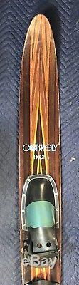 Connelly Hook 67 Vintage Classic All Wood Water Ski with Metal Comp Fin
