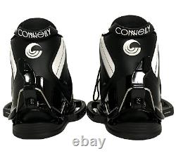 Connelly Tyke Youth Wakeboard Bindings Hinge Tech Dual Lace Secure Boot One Size