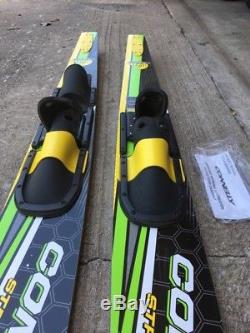 Connelly stratus combo Water Skis Slide Adjustable Bindings boat ski waterskis
