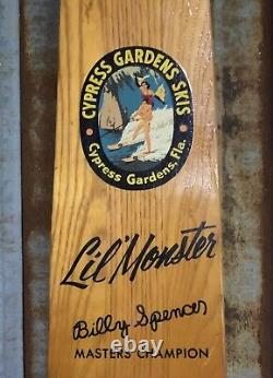 Cypress Gardens'Lil Monster' Billy Spencer MASTERS CHAMPION Slalom Ski. RARE
