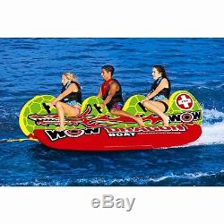 Dragon Boat 1-3 persons tube inflatable towable lounge water-ski banana boat