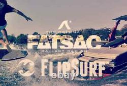 FATSAC FlipSurf ADJUSTABLE PRECISION WAKE SHAPER MAGNETIC ATTACH WAKE SURF BOAT