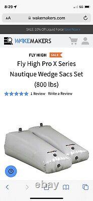 Fatsac Nautique Wedge Wakeboard/surf Boat Ballast Bag Fly High Set 800 Lbs W708