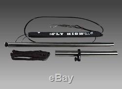 Fly High Stainless Steel X-pole Wakeboard Boat Pylon Extension W2900 New