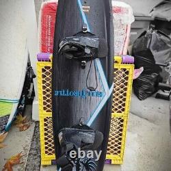 Full Throttle Aqua Extreme Wakeboard Kit Black/Blue, 55.1 x 21.6-Inch/140cm x 4
