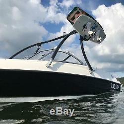 Galaxy BOOST Air Wakeboarding / Ski Boat Tower Beam in Black