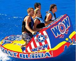 Giant Bubba 4-Person Towable Tube Lounge Water Tubing WOW World Watersports -NEW