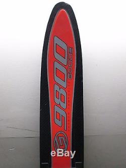 Goode 9800 Slalom Water Ski 67cm with Hardboot Bindings Carbon Fiber Classic