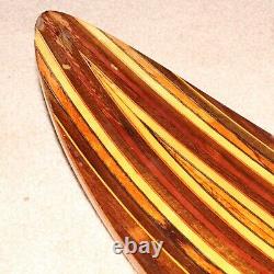 Gorgeous Connelly Inlay Mahogany Competition Hook Slalom Water Ski 67 Long