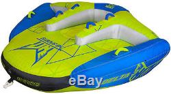 Ho Sports Delta 3 3 Person Water Sports Towable Tube With 12v Pump & Rope New