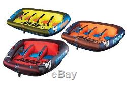 HO Sports EXO 1 2 3 4 or 5 Person Towable Tube Water Raft with 50' Tow Rope & Pump