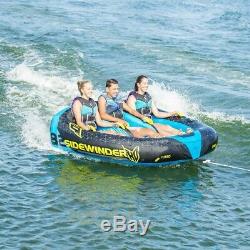 Ho Sports Sidewinder 3 Person Towable Tube With Pump & Rope Brand New