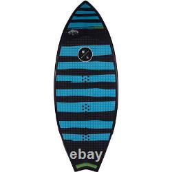 Hyperlite Broadcast Wakesurf Board, Black/Blue, 4'8