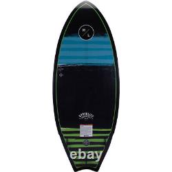 Hyperlite Broadcast Wakesurf Board, Black/Blue, 4'8