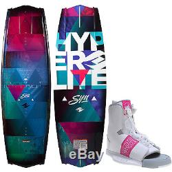 Hyperlite Syn Wakeboard Womens 132cm + Liquid Force Bindings O/S 6-10