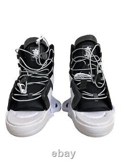 Hyperlite Wake Board Remix Binding Boots Sz 10-14 White Black