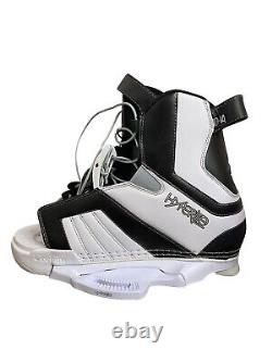 Hyperlite Wake Board Remix Binding Boots Sz 10-14 White Black