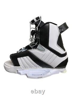 Hyperlite Wake Board Remix Binding Boots Sz 10-14 White Black