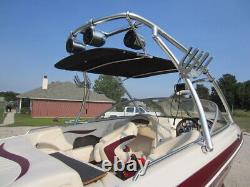 Indy Liquid boat wakeboard tower anodized fits ocean environment easiest install