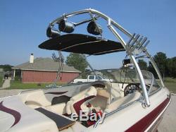 Indy Liquid wakeboard tower clear anodized fits any environment easy install