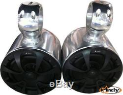 Indy Wakeboard Tower Speakers Anodized Aluminium universal boat SALE was £310