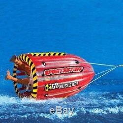 Inflatable 1 Person Towable Water Tube Ski Flotation Gyro Water Sports Gear