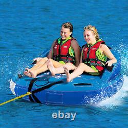 Inflatable 2 Person Towable Tubes for Boating Water Tubes for Boats to Pull