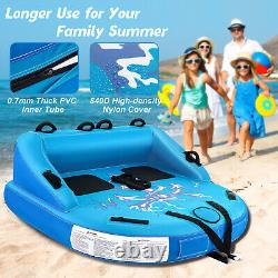 Inflatable 2 Person Towable Tubes for Boating Water Tubes for Boats to Pull