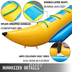Inflatable Banana Boat 5 Rider Inflatable Water Tube Towable Island Hopper Sled