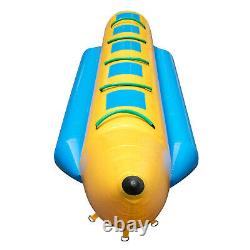 Inflatable Banana Boat 5 Rider Inflatable Water Tube Towable Island Hopper Sled