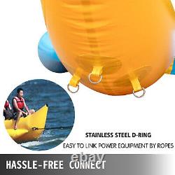Inflatable Banana Boat 6 Rider Inflatable Water Tube Towable Island Hopper Sled