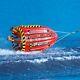 Inflatable Towable Tube Bullet-shaped Water Raft Tubing Ski Boat Outdoor Sports