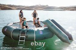 Island Hopper 17' Bounce N Splash GREEN Water Bouncer Only NEW